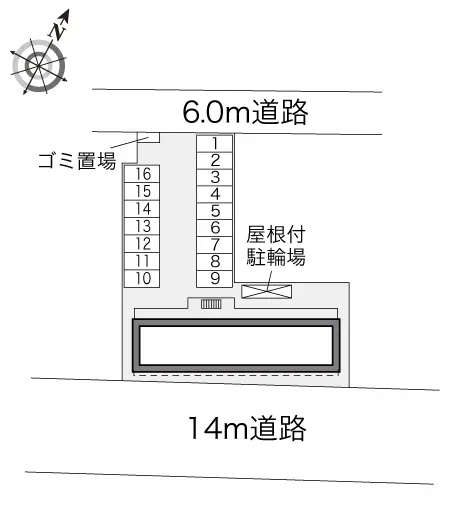 ★手数料０円★名護市大中４丁目　月極駐車場（LP）